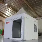 خيمة بي في سي اوروبي3x3 متر مقاومة للحريق السنيدي للخيام