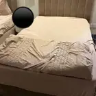 سرير قماش نظيف مع مرتبة للبيع استخدام خفيف