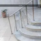 درابزين استيل زاويه لمسه