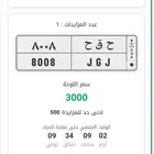 لوحة مميزه قفل 8008
