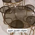 طاولتين كبار و8 خدمة نظيفه جدا