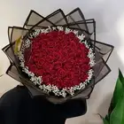 باقة ورد ساتان