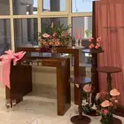 طاوله استقبال حفلات لايجار 7 قطع والتنسيق على حسب اختيارك