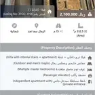 عرض رقم  3956 فيلا الرمال   سما نجد المساحة  312.5 م2