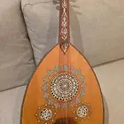 عود موسيقي دمشقي قديم صناعة أنور الكبه 74