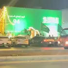 كشاف عاكس اخضر اليوم الوطني 3 كشافات نظيفه