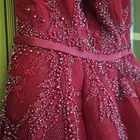 فستان احمر فخم وراقي ملكة او زواج