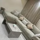 كنب مع سجاد وطاولات وستاير