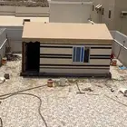 بيت شعر قرميد مظلات سيار  تلبيس قماش