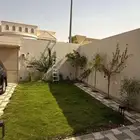 تنسيق حدائق وزراعة أشجار وثيل وتمديد شبكات الري