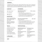 سيرة ذاتية احترافية CV ATS