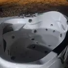 جاكوزي. ومغسلة دولاب حوضين
