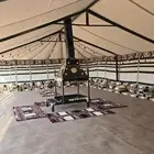 بيوت شعر ضد المطر حمامات فيبر عربي وفرنجي سهل تنقل