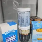 قهوة ومييض وسكر أصابع ابيض وبني