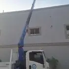تاجير رافعه كرين ونش Basket  winch  air conditioner lift tan