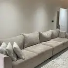 كنب رمادي شبيه اشلي تفصيل اخو الجديد