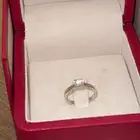 خاتم الماس لازوردي الماس 0.38 قيراط ذهب ابيض عيار 18