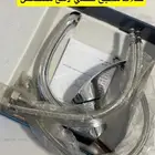 خلاط مطبخ فضي لامع نظيف جدا