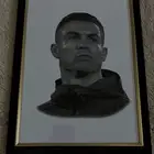 لوحة كريستيانو رونالدو ( رسم رقمي )