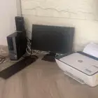 كبيوتر وطابعه