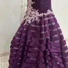 فستان ملكة بنفسجي