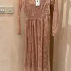 فستان اكس سمول دانتيل جديد
