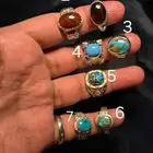 خواتم ملكية عقيق يماني وفيروز نيشابوري
