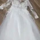 فستان عروسه مع الطرحه