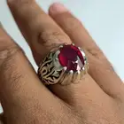 خاتم ياقوت افريقي طبيعي