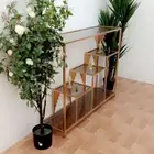 اثاث بيت طاولة ذهبية جديدة