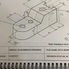 رسم هندسي دراونق لكلية الجبيل المعهد التقني بالجبيل الصناعية