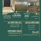 للايجار مستودع بمساحة 270 م في حي السلام