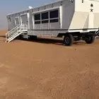 كرفان 16 متر شرايح حديد مشب جوانب