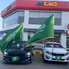 علم السعودية لليوم الوطني للسيارات والمنازل بروشرات