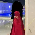 فستان احمر مقاس M
