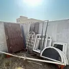خردة للبيع   بابين حديد جديدة بالكالون حقها   كمر