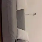 كنبه من ايكيا شبه جديده مع ابجوره جديد