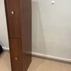 كنسول خدمه وخشب جداري ديكور بلون خشبي بني