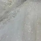 فستان عروس جديد لم يستخدم للبيع مع الطرحه