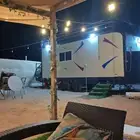 كرفان راقي اطلالة بحر وجلسات خاصة