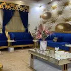 مجلس كامل 7 قطع (كنب-ستاير-طاولات)
