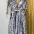 الفستان الفضي للخطوبة لوجه الله