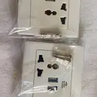 افياش كهرباء ثلاثي مع USB جديدة جودة عاليه بسعر مميز