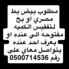 مطلوب بيض بط مصري او بح لتفقيس