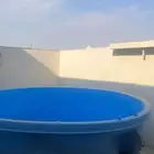 مسبح بلاستك قوي جدا مع السلم