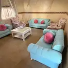 كنب نظيف 13 شخص مع ملحقاته