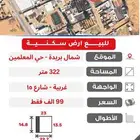 للبيع ارض شمال بريدة - 99 الف فقط