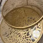 طاوله استقبال ثنتين ذهبيات