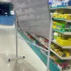 سبورة كبيرة 90 120 ألمنيوم بعجلات