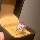 فضة ياقوت روبي